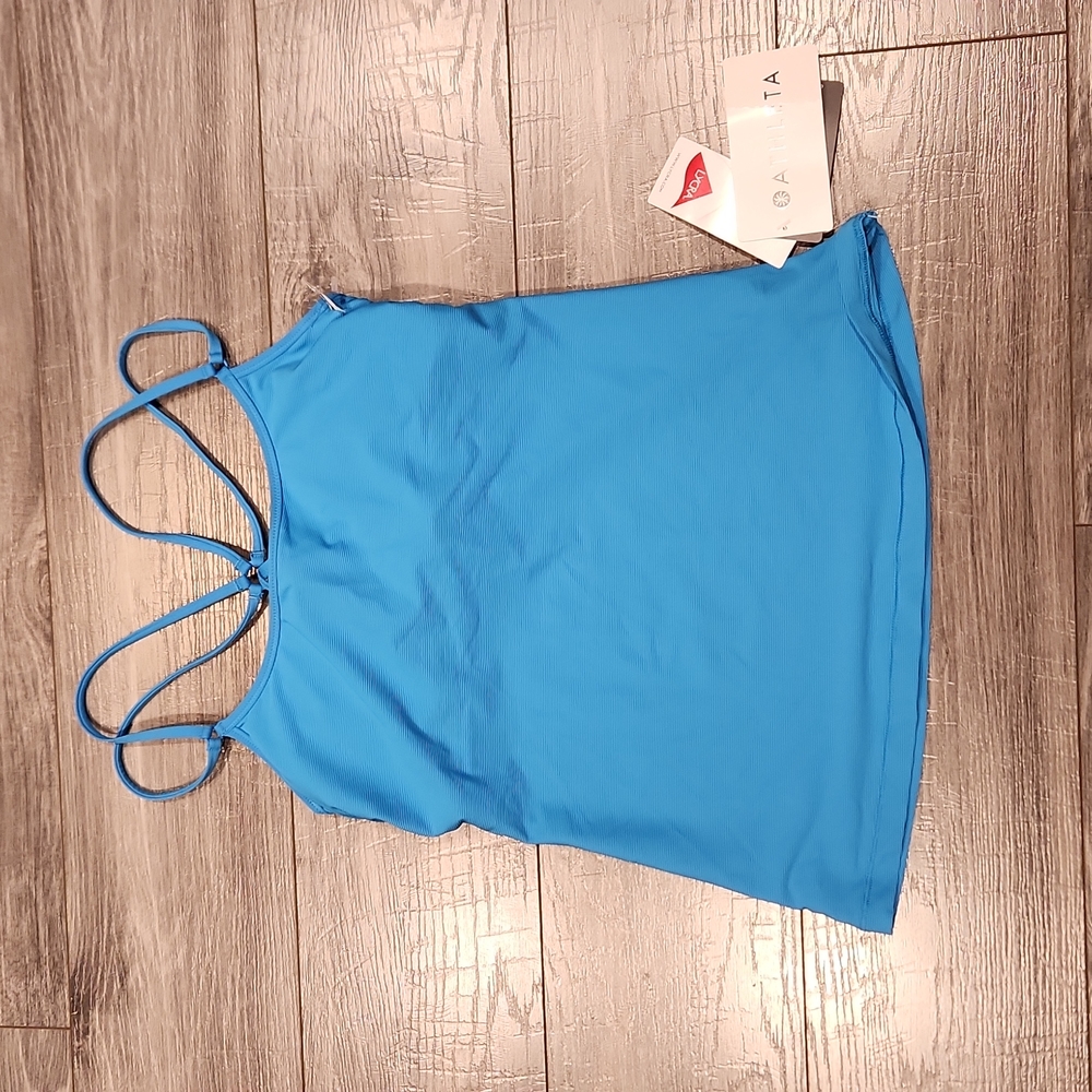 NWT Athleta Cloudbreak Rib Bra-sized Tankini 34B/CT